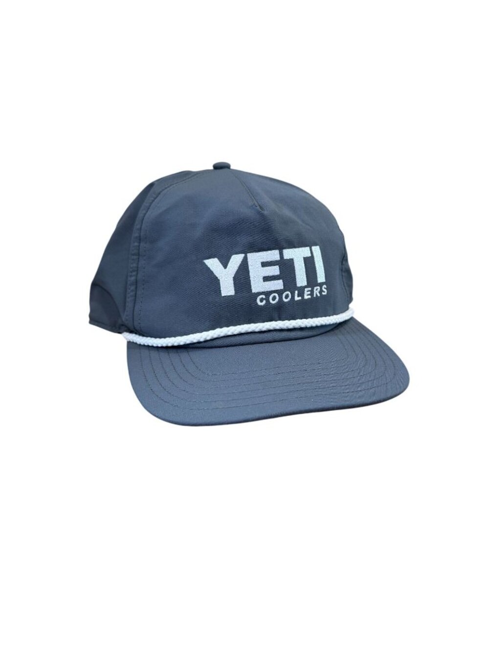 2016 Vintage YETI Rare Spell-out Logo, Gorpcore Aesthetic, Retro 5-Panel Rope Ha